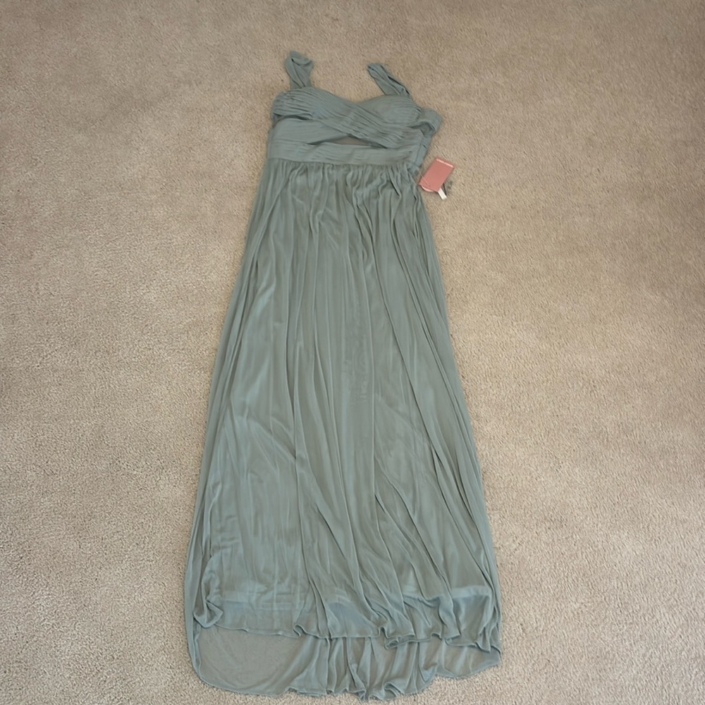 Sage Maxi dress